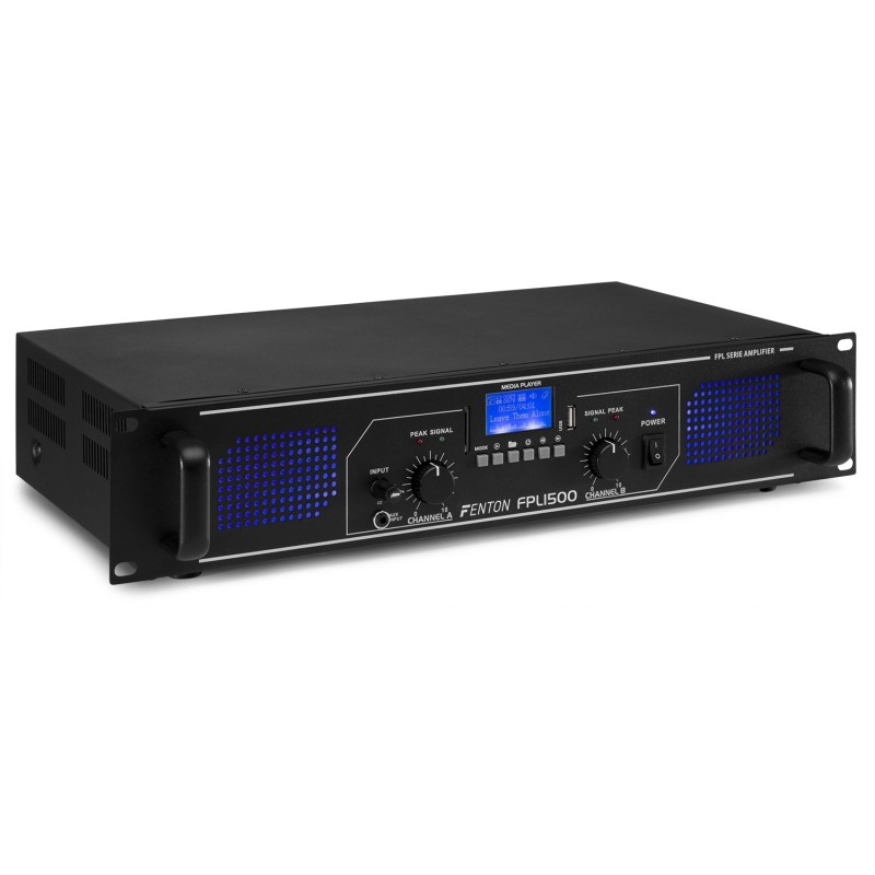 (RESIGILAT) FPL1500 Amplificator digital, 3000W, Bluetooth/USB/SD, Fenton