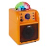 SBS50L Boxă de karaoke cu lumini LED, 50W, Bluetooth, portocaliu, Vonyx