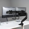 MAD20F Suport dublu monitor cu mâner, 17”- 32”, 16kg, Audizio