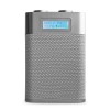Ancora Radio FM DAB+ portabil cu acumulator, 3.7V/2.2Ah, 20W, Bluetooth/USB, argintiu, Audizio