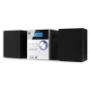 METZ Microsistem Hi-Fi stereo, 30W, Bluetooth/CD/MP3/USB/DAB+, aluminiu, Audizio