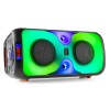 BOOMBOX440 Boxa de petrecere cu LED si acumulator, 2x6.5”, 180W, Bluetooth/FM/USB/SD, Fenton