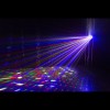 MULTIBOX Efect de lumini 4-in-1 cu laser si stroboscop, LED RGBWAP, DMX, BeamZ