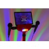 Sistem de karaoke piedestal + covor mat luminos, Bluetooth/USB, 2x microfoane, roșu, Fenton KSM15R