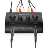 AV430B Mixer karaoke pentru microfon, 2 microfoane incluse, negru, Vonyx