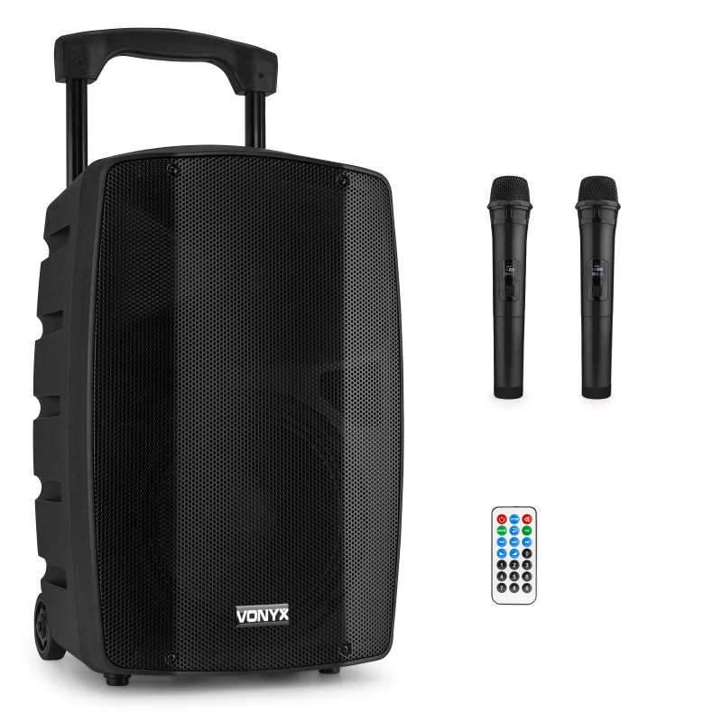 VSP200 Boxa portabila cu microfon, 10", Bluetooth/USB/SD, 200W, Vonyx