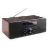 PRATO Microsistem All-In-One, 60W, stereo, Bluetooth/CD/MP3/USB/DAB+, negru/maro, Audizio