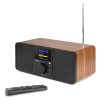 ROME Radio Wi-Fi, 2x25W, Tuner DAB+, Bluetooth, negru/maro, Audizio