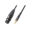 Cablu XLR mama - Jack 3.5mm stereo tata 0.5m PD-Connex
