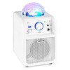 SBS50W Boxă de karaoke cu lumini LED, 50W, Bluetooth, alb, Vonyx