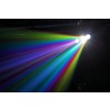 TERMINATORIV Efect de lumini Double Moon cu laser si stroboscop, DMX, RGBW, BeamZ