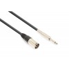 Cablu XLR Tata - jack mono 6.3mm Tata 3m