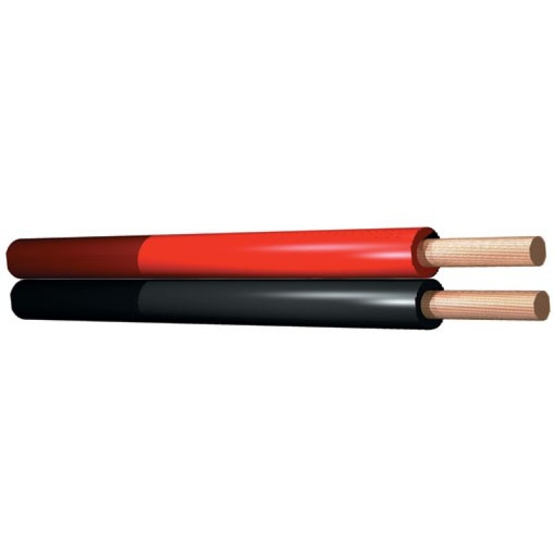 Cablu 2x2.5mm rosu/negru - 100metri /rola