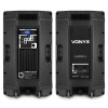 VSA120S Set 2 boxe active, 12”, 200W RMS, LED, Bluetooth/USB, Vonyx