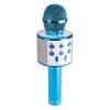KM01 Microfon de karaoke cu difuzor, Bluetooth/USB/SD, albastru, Max