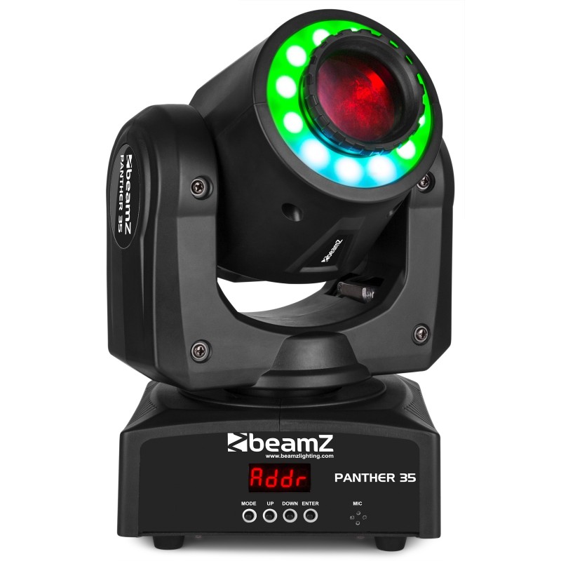 Panther35 Moving Head Spot LED cu inel LED BeamZ