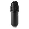 CM300B Microfon de studio, condensator și filtru pop, USB, negru, Vonyx