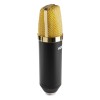 CM400B Microfon profesional de studio cu condensator, auriu/negru, Vonyx